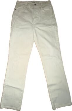FRAME Le Super High Straight Jeans Womens Size 27 Ivory High Rise